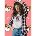 thumbnail image 2 of Corgi Mama T-Shirt Women -Image by Shutterstock, Female x-Large, 2 of 4