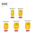 thumbnail image 2 of 50 piezas de tapas de goma redondas 1/4" 3/8" 1/2" 5/8" 3/4" protectores de rosca de vinilo amarillo, 2 of 6