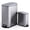 10L 34x17.2x38cm Stainless steel, variant on 12 Gallon & 2.6 Gallon Step-On Indoor Bins with Soft Close Lids, Removable Inner Buckets, Fingerprint & Odor Resistant – Ideal for Kitchen, Bathroom, Home, Office