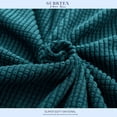 thumbnail image 3 of Subrtex Stretch 1-Piece Textured Grid Recliner Slipcover, Turquoise, 3 of 6