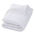 thumbnail image 4 of Hotel Style 6-Piece Egyptian Cotton Textured Bath Coordinate Towel Set, Arctic White, 4 of 7
