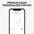 thumbnail image 6 of Logitech Zone 950 Premium Noise Canceling Headset with Hybrid ANC, Bluetooth, USB-C, USB-A, Certified for Zoom, Google Meet, Google Voice, Fast Pair, Graphite, 6 of 9