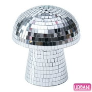 Urban Shop Disco Mushroom Decorative Figurine, 6.9" H x 6.3" W