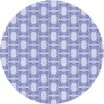 thumbnail image 1 of Ahgly Company Indoor Square Patterned Heavenly Blue Area Rugs, 3' Square, 1 of 6