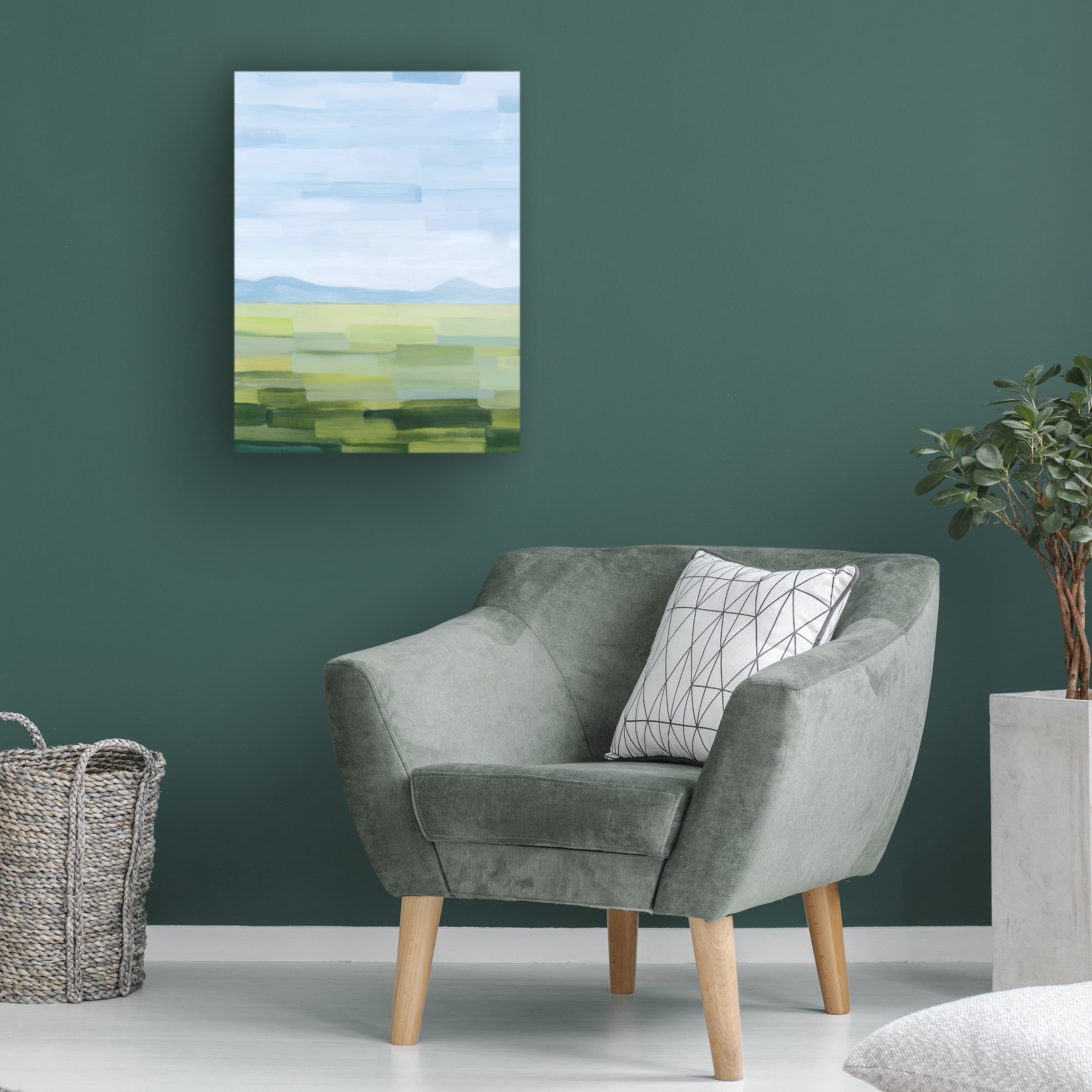 Grace Popp 'Green County I' Canvas Art