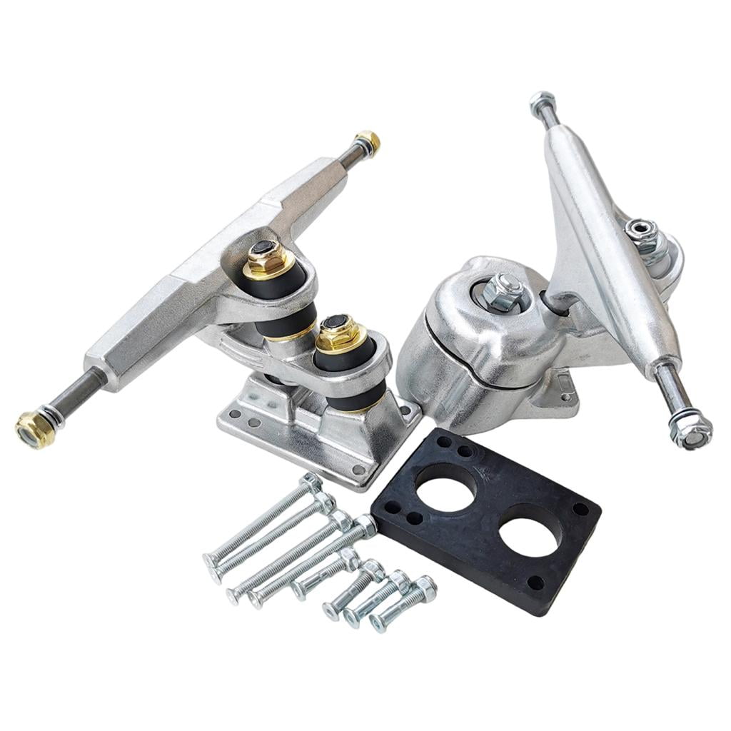 Set of Standard Skateboard Trucks, Skateboard Riser Pads, 6.25inch ...
