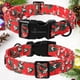 thumbnail image 2 of Collar de perro Aring Pet ajustable de algodón rojo navideño de 2,5 cm, 2 of 5