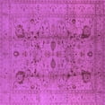 thumbnail image 1 of Ahgly Company Indoor Square Oriental Purple Traditional Area Rugs, 4' Square, 1 of 4
