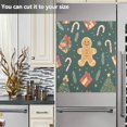 thumbnail image 3 of Yayeee Magnetic Dishwasher Cover for The Front Decoration Home Kitchen Machine Sticker Protector, Brown Christmas Gingerbread, 3 of 6