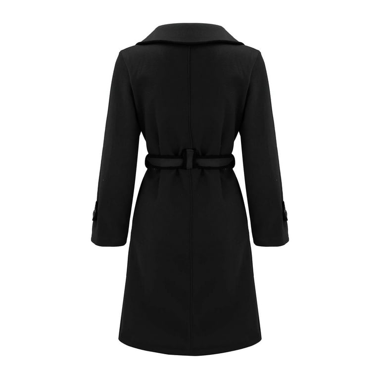 Noarlalf Trench Coat For Women 2023, Trench Coat Women, Women Faux