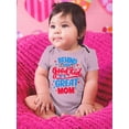 thumbnail image 2 of Behind Every Good Kid Great Mom Bodysuit Infant -Smartprints Designs,  6 Months, 2 of 4