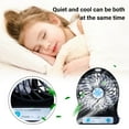 thumbnail image 5 of kkbbma under $5 Small Desk Fan Personal Fans, 3-Speed Portable Mini Cooling Fan, USB-Powered Desktop Fan for Home Office Bedroom Dorm Indoor Outdoor Summer Gift, 5 of 8