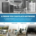 thumbnail image 3 of Newair 3.1 Cu. Ft. Compact Mini Refrigerator with Freezer in Black - NRF031BK00, 3 of 17