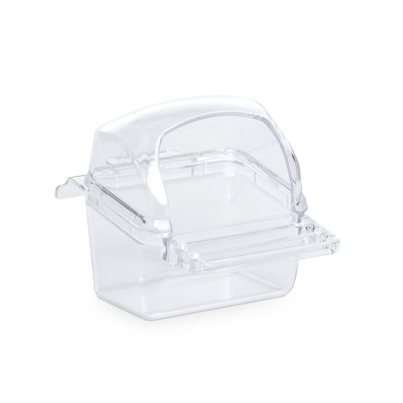 Prevue Pet Products Hooded Bird Cage Cup w/Bird Perch Replacement Cup 1219