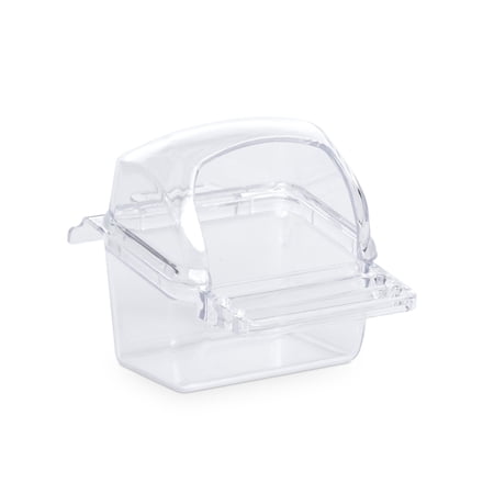 Prevue Pet Products Hooded Bird Cage Cup w/Bird Perch Replacement Cup 1219