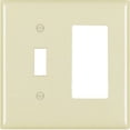 thumbnail image 2 of Pass & Seymour SP126IU Urea Wall Plate, 2 Gang, Ivory, 2 of 2