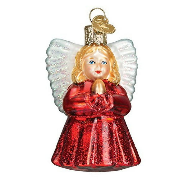 Old World Christmas Collection Glass Blown Ornaments for Christmas Tree Baby Angel