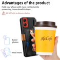 thumbnail image 7 of Dteck for Moto G Stylus 5G 2024 Wallet Case with RFID Blocking Credit Card Holder,Wristband Strap Kickstand PU Leather Flip Shockproof Cover Women Men for Motorola Moto G Stylus 5G 2024 Case,Brown, 7 of 7
