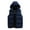 Dark Blue, variant on Kureaily Men's Autumn And Winter Vest Coat Coat Hat Removable Solid Colour Thickened Loose Vest