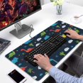 thumbnail image 2 of Long Mouse Pads for Desk,Colorful Dinosaurs Clouds Pattern Desk Mats on Top Of Desks, Desk Mouse Pad Extra Large with 3mm Non-Slip Base and Stitched Edge for Gaming,Office,Work,Home 31.5"x15.7", 2 of 6