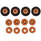 thumbnail image 1 of Neumáticos cortos para camiones 1:10, amortiguación fuerte, buen agarre, textura desigual, accesorios RC ágiles y estables para Arrma para Senton, 1 of 8
