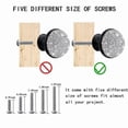 thumbnail image 2 of 4pcs Shining Alloy Door Knobs, 2 of 3