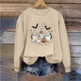 thumbnail image 7 of Aboser Lovely Halloween Sweatshirts for Women Graphic Shirt Classic Crewneck Tunics Warm Cozy Long Sleeve Pullover Sweatshirt Y2k Clothes, 7 of 7