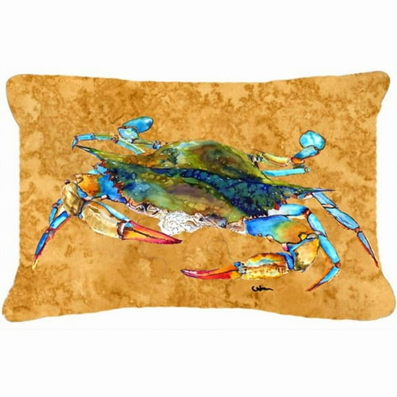Crab Indoor & Outdoor Fabric Decorative Pillow
