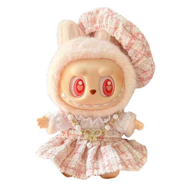 Ropa Muñeca Peluche Lindo Traje Decorativo Con Sombrero para Regalos Fiesta