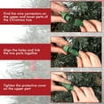 thumbnail image 5 of FOLDLIFE 4.5ft Pre-Lit Artificial Christmas Tree with 108 Warm LED Light,Red Berries and Pine Cones,Holiday Xmas Tree with Vintage Potted Base, Festival Decoration for Home, Entrances, 5 of 5