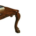 thumbnail image 3 of Classic Cherry Oak Coffee Table With Claw Legs And Exquisite Decoration Rectangular Feet - Solid Wood Construction For Durability, 3 of 5