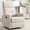 Beige, variant on 360° Swivel Recliner Rocking Chairs for Small Spaces, Adjustable Recliner Chairs, A Recliner with Side Pockets, Small Rocker Recliner for Living Room, Bedroom, Recliner Chair for Adults