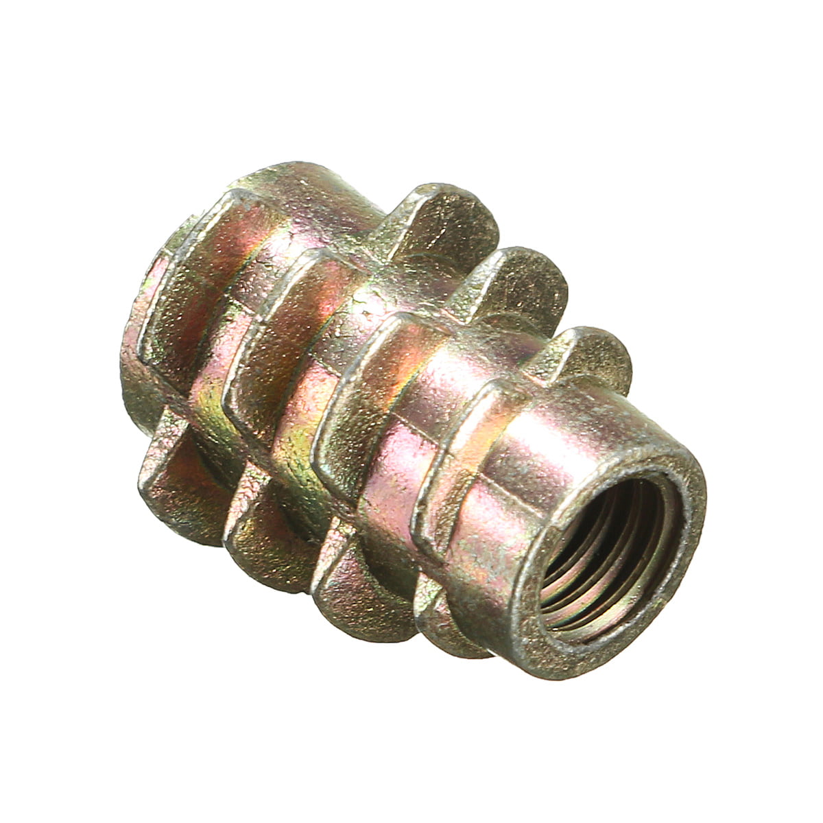 Type: Bronze NUTW-33779 M4x10mm Thread Interface Screw Insert Nuts 60 Pcs for Wooden Furniture 