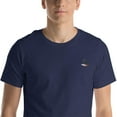 thumbnail image 4 of Classic Unisex T-Shirt with Small Embroidered Surfer Design - Premium Cotton, 4 of 10