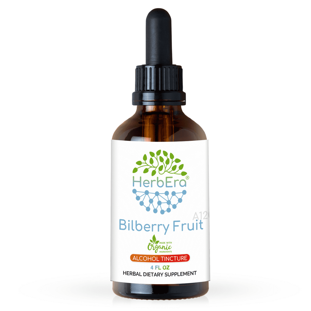 Bilberry Fruit Alcohol Herbal Extract Tincture, SuperConcentrated