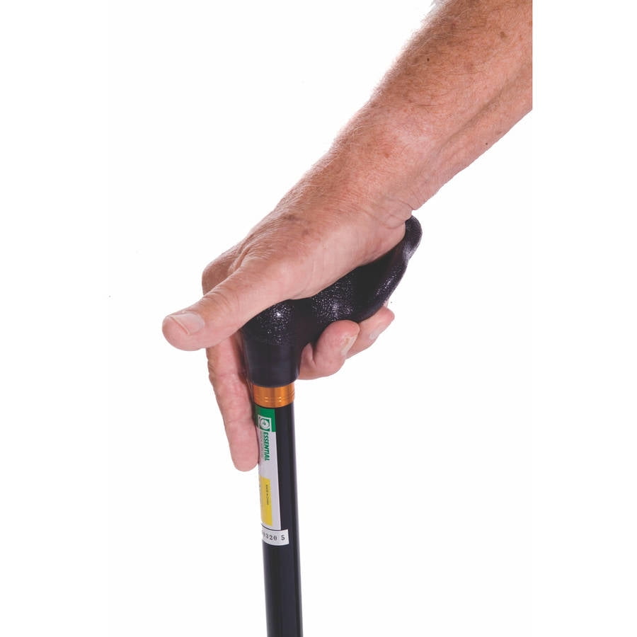 Ergonomic Orthopedic Grip Cane, Indigo, Right Handed