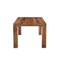 thumbnail image 4 of Taran Designs Warren 75" Solid Wood Dining Table in Brown, 4 of 6