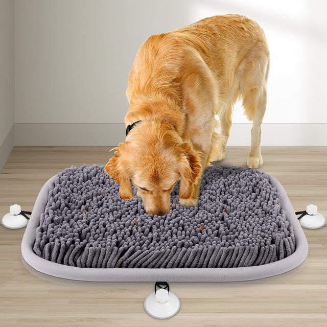 Tapete olfativo para perros Rundik 51 x 71 cm, juguete interactivo de alimentación