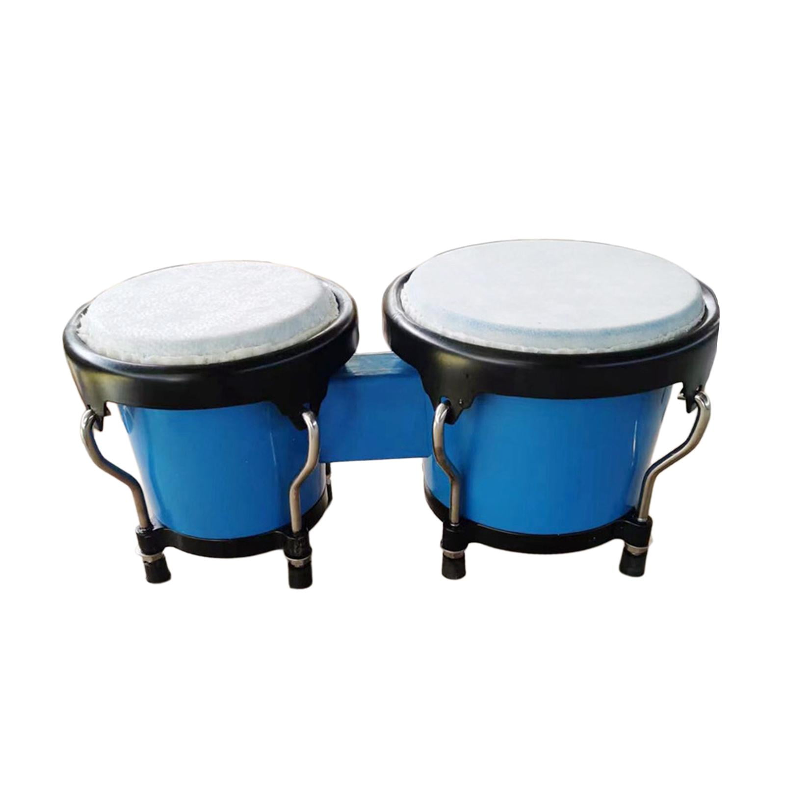 LeeQinersw African Drum Drum, Music Instruments, Bongo Drum Set for Birthday Gifts,Children Blue