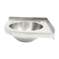 thumbnail image 6 of ToppiJoy Corner Basin Sink, Stainless Steel RV Sink Triangle Sinks Wash Basin, Wall Mount with Drain Pipe for RV Bathroom Kitchen Bar, 6 of 13