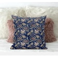 thumbnail image 3 of Roses Sprayed Stars Suede Zippered Pillow with Insert in Gray Blue 16 x 16, 3 of 4