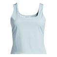 thumbnail image 5 of No Boundaries Juniors' Double Layer Square Neck Tank Top, Sizes XS-XXXL, 5 of 5
