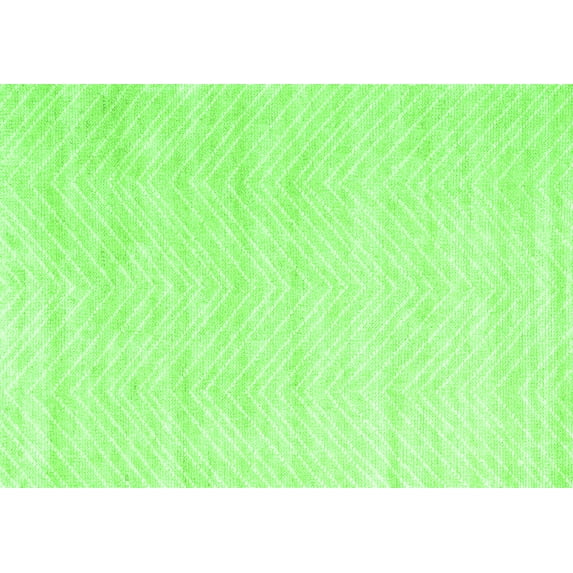 Ahgly Company Indoor Rectangle Solid Green Modern Area Rugs, 3' x 5'