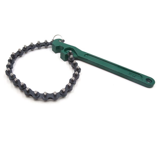 8" Llave Tipo Cadena Herramienta Extractor del Cartucho Filtro de Aceite para Motocicleta Coche