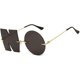 thumbnail image 1 of Letra NO Gafas de sol de diseño irregular sin montura para hombres/mujeres, 1 of 4
