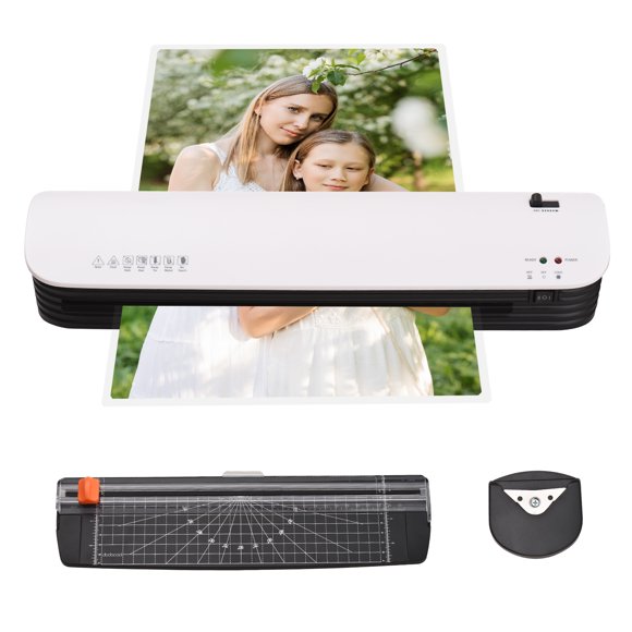 SL399 Laminator Machine Set A3 Size Hot and Cold Lamination 2 Roller System with 25 A3A4A5A6 Laminating Pouches Corner Rounder for Home Office School Supplies