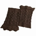 thumbnail image 2 of SPRING PARK Fashion Women Winter Crochet Lace Knitted Leg Warmers Cuffs Toppers Boot Socks, 2 of 7