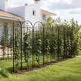 thumbnail image 7 of 4 Pack Metal Garden Trellis 71" x 19.7" Rustproof Trellis for Climbing Plants Outdoor Flower Support Black, 7 of 7