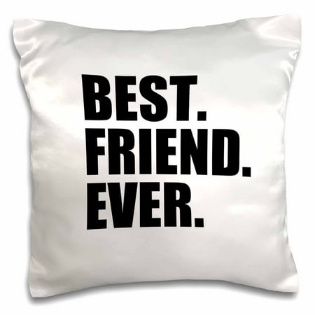 3dRose Best Friend Ever - Gifts for BFFs and good friends - humor - fun funny humorous friendship gifts - Pillow Case, 16 by (My Best Friend Pillow)