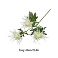 thumbnail image 5 of Fake Plant Simulation Flowers Home Decoration Show Window 3pcs 65cm Eryngium Decor Party Supply Artificial Pant, 5 of 24